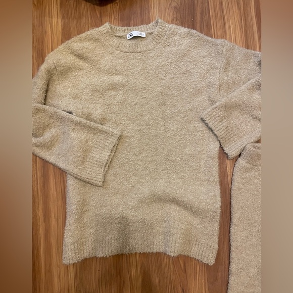 Zara Cream Knit Pants and Sweater Set - Picture 3 of 6